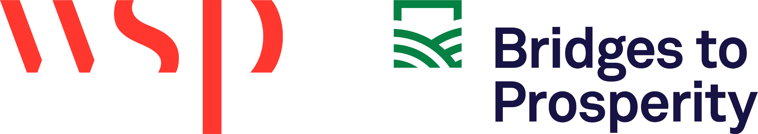 WSP + Bridge to Prosperity Logos