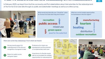 What We Heard from the Erie Community & Port Stakeholders